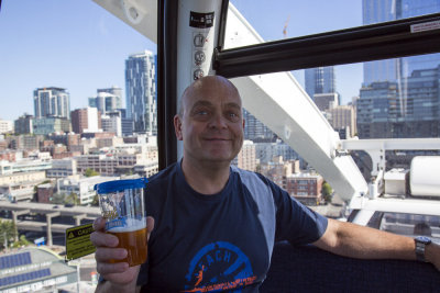 Ferris wheel with an IPA