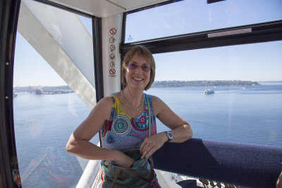 Teresa in the ferris wheel