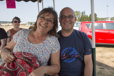 Susanne and Claude at the Evergreen State Fare