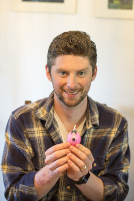 The one-eyed strawberry and its creator