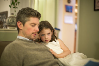 Daddy/daughter, daughter focus