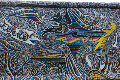 Berlin Wall Hundertwasser style