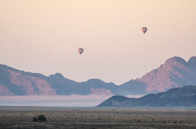 Sunrise over the Namib Desert