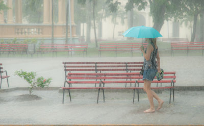 Wet Day in Cuba