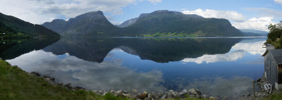Panorama from vang in Valdres, southern Norway......