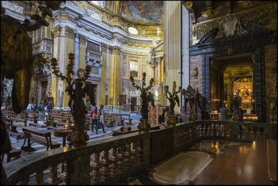 From Gesu, the jesuits main church in Rome.