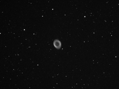 Ring Nebula (M57)  taken with 318mm,  5 minute exposure from Nerpio Spain