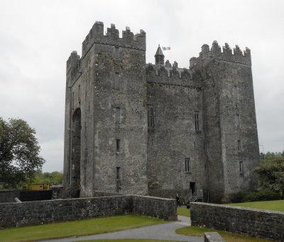 Bunratty Castle side view.