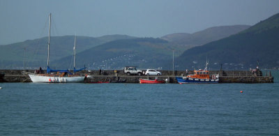 Carlingford Lough with Mountains of Mourne in Northern Ireland