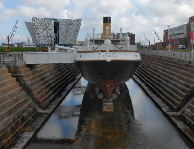 Belfast_Nomadic (much smaller sister ship of Titanic) and Titanic Museum