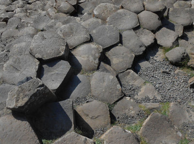 Giant's Causeway hexagon steps