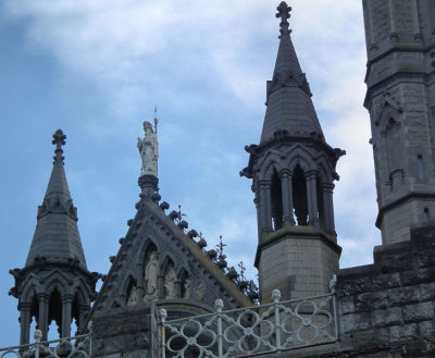 St Colman and Cathedral detail