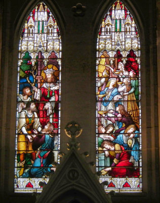 Cobh_St Colmans Cathedral interior windows