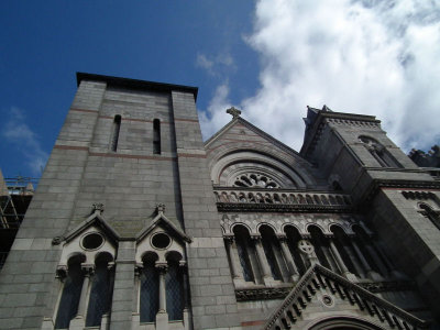 St Annes Church from bus