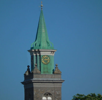 Steeple of Irish Museum of Modern Art Building frombus