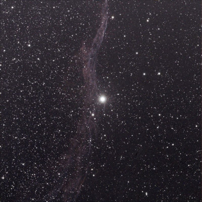 C34 West Veil nebula 8 minutes exposure with 150mm itelescope Mayhill