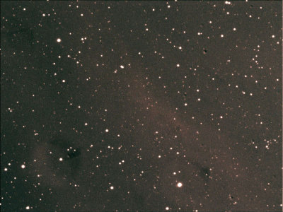 California nebula NGC1499 a ten minute exposure with 150mm itelescope in Nm