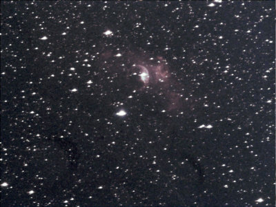 C11 Bubble nebula: 10 mins exposure, 150mm itelescope, Mayhill Nm