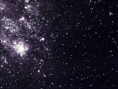 NGC2070 Tarantula nebula: 10 minutes exposure taken with 90mm itelescope at Siding Spring NSW