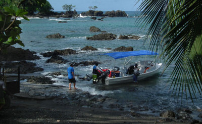 Casa Corcovado wet landing!