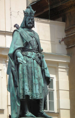  Charles IV or Wenceslas by  Charles Bridge