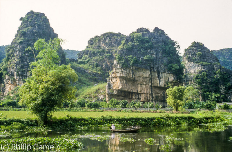 Bucolic scene at Tam Coc, Ninh Binh province