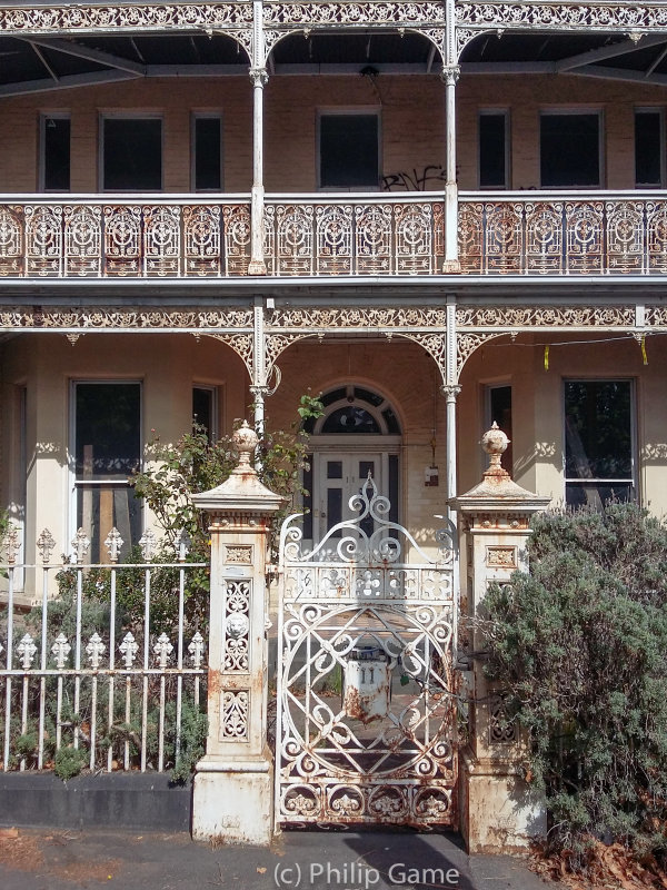 Once-grand Victorian villa, St Kilda