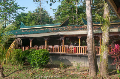 A riverside adventure lodge beside the Kinabatangan River, Sabah