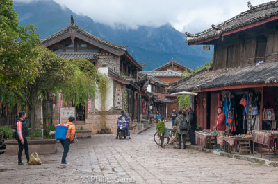 A (restored) village outside Lijiang