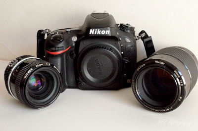 Camera and Lenses Used