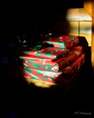 Day 7 - Dec 17 - Christmas Gifts in Early Sunlight