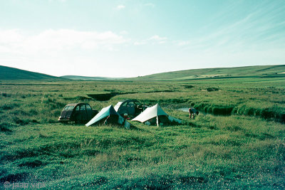 Our camp site on mainland Orkney 