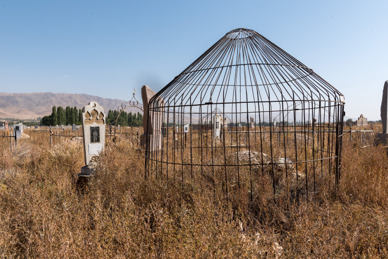Kyrgystan, Talas, cemetery