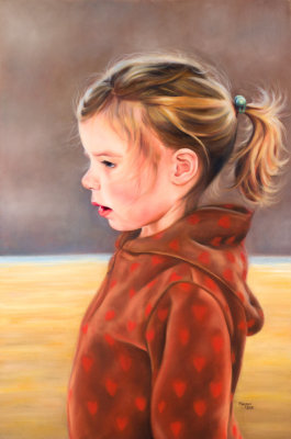 Painting of daughter.