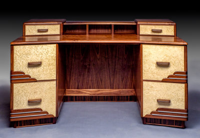 Art made this beautiful Art Deco Desk for a client.