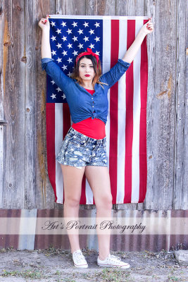 Alexis's Fourth of July Photoshoot