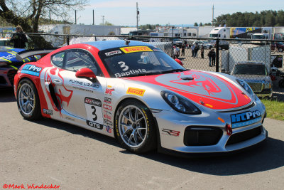 Flying Lizard Motorsports Porsche Cayman GT4 Clubsport MR Rodrigo Baptista 