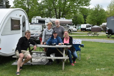 Camping Lac St-Michel avec Liliane Lothar Linda Pierre du 24 au 28 mai 2018