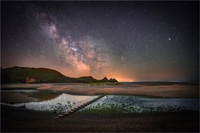 19 Three Cliffs at Night.JPG