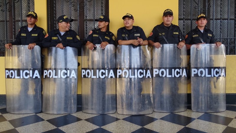 Plaza Mayor Policia