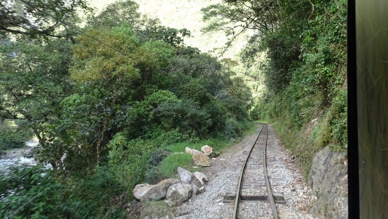 Train tracks to Machu Picchu