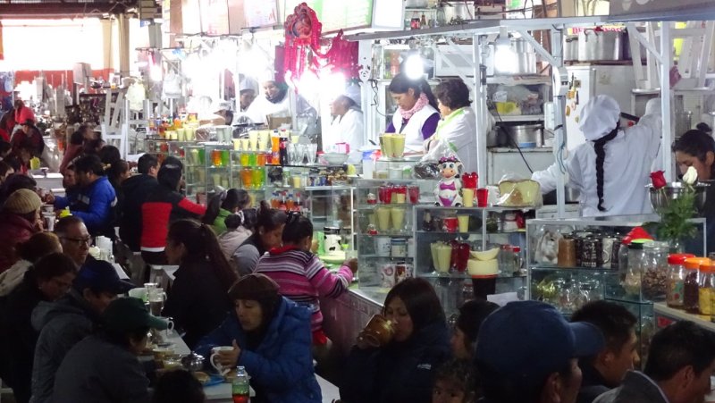 Cusco San Pedro Market Lunch Vendors