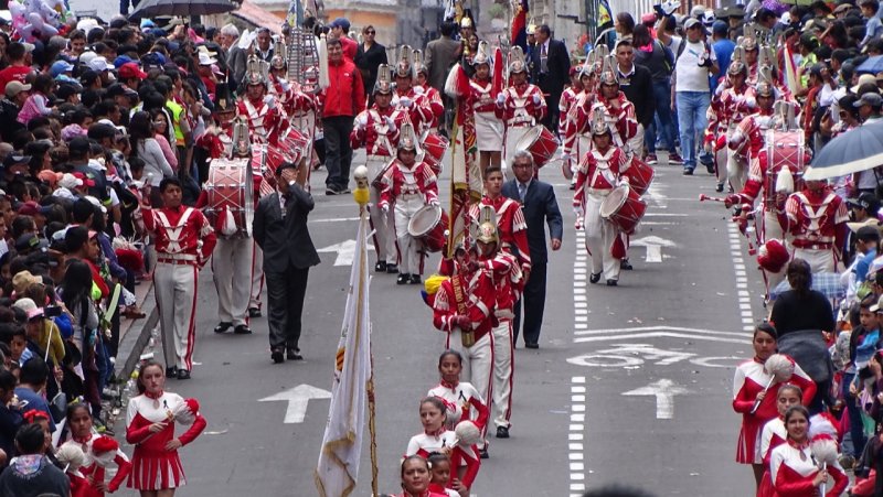 Quito street parade
