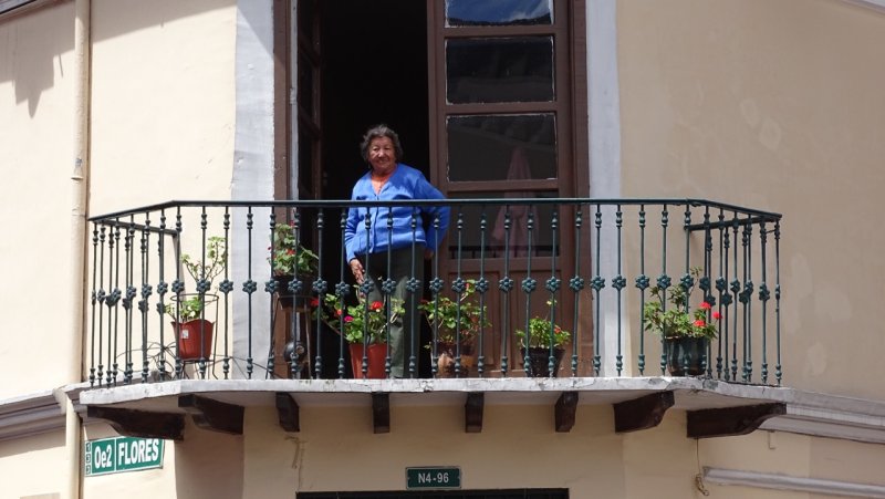 Old Town Quito Balcony