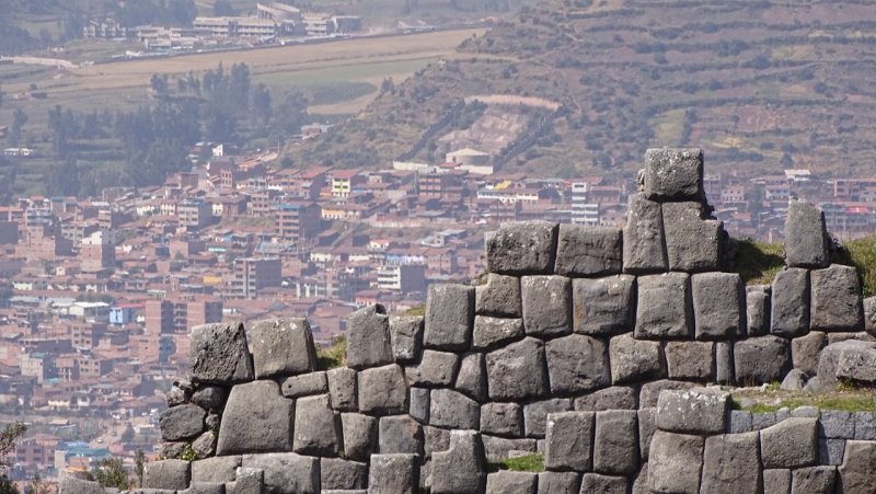 Sacsayhuaman with Cusco in the Background