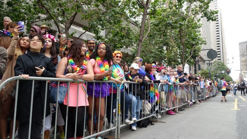 Pride Parade Spectators