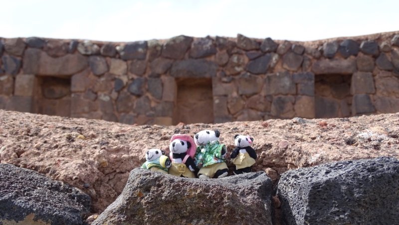 The Pandafords Visit the Raqchi Ruins in Peru