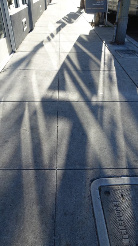 Sidewalk Light Patterns