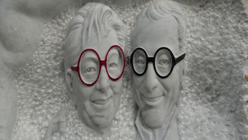 Yvonne and Angelo Sangiacomo Statue