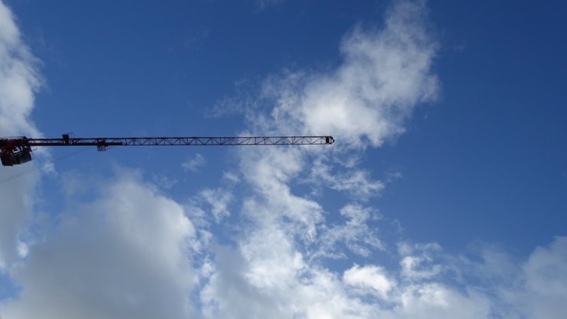 Taylor Street Construction Crane